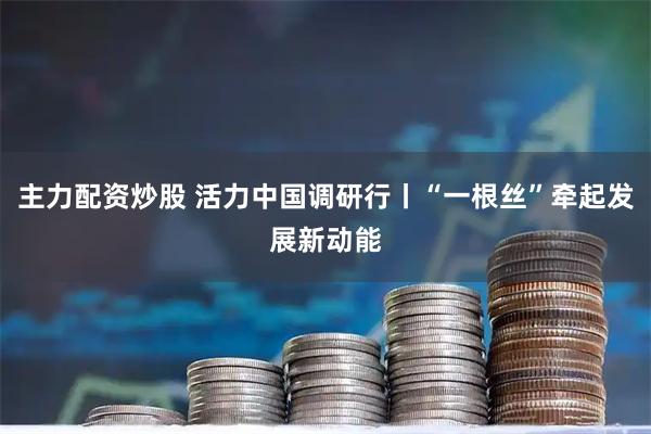 主力配资炒股 活力中国调研行丨“一根丝”牵起发展新动能